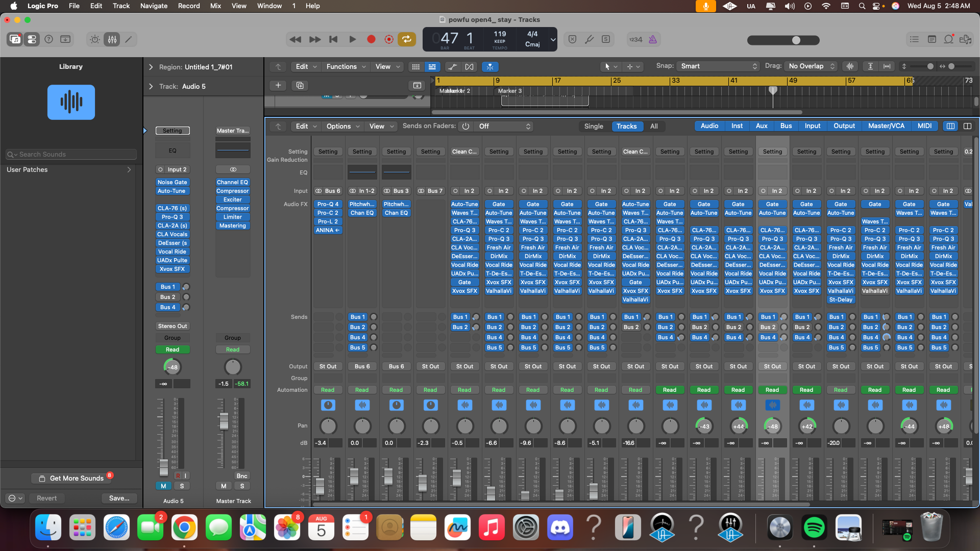 Professional mastering service preview